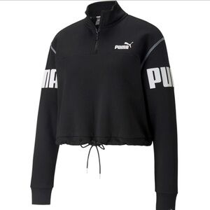 PUMA - WOMENS PUMA POWER HALF-ZIP CREW FL NWOT